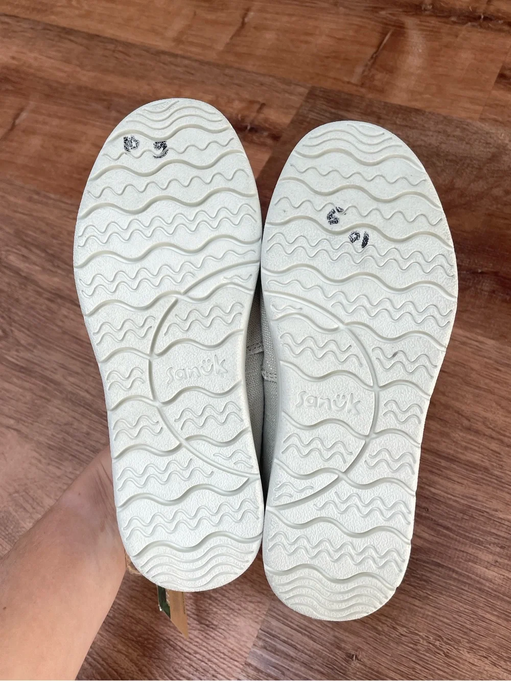 Sanuk Sidewalk Surfer Lite Hemp Slip On Shoes Kids Size 3 NEW NWT